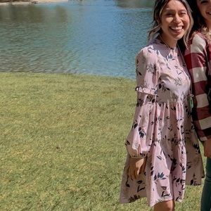 Urban Outfitters Dress | Size- Small | Floral Blush Pink Print | Spring Dress